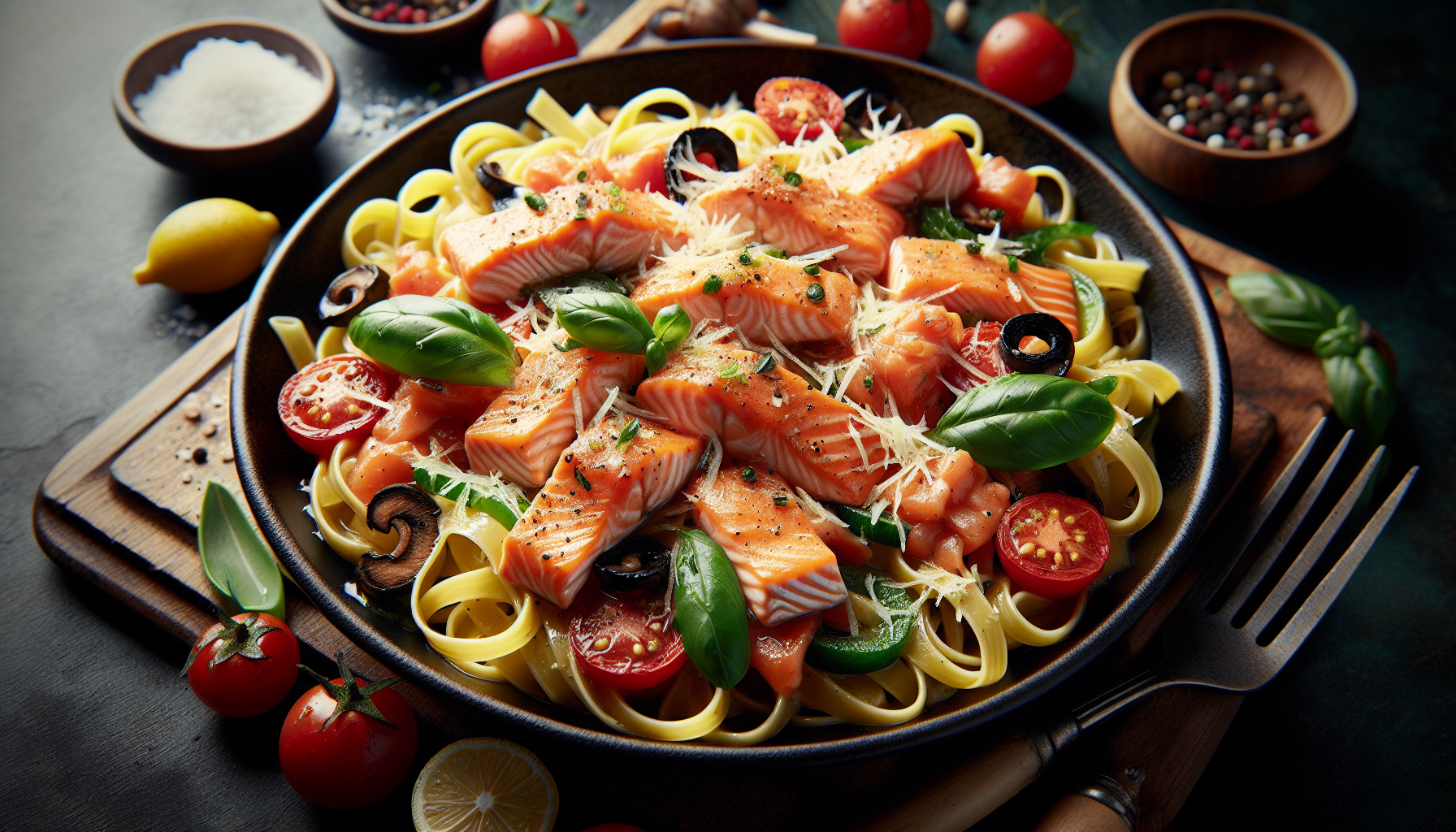 pasta al salmone affumicato